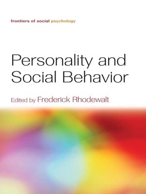 cover image of Personality and Social Behavior